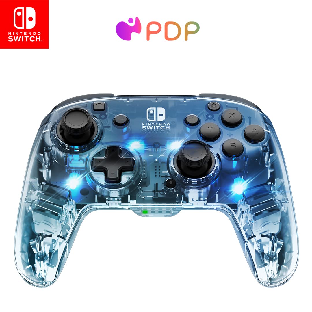 Image 0 of PDP Gaming Afterglow Wireless Nintendo Switch Pro Controller: Prismatic RGB LED 