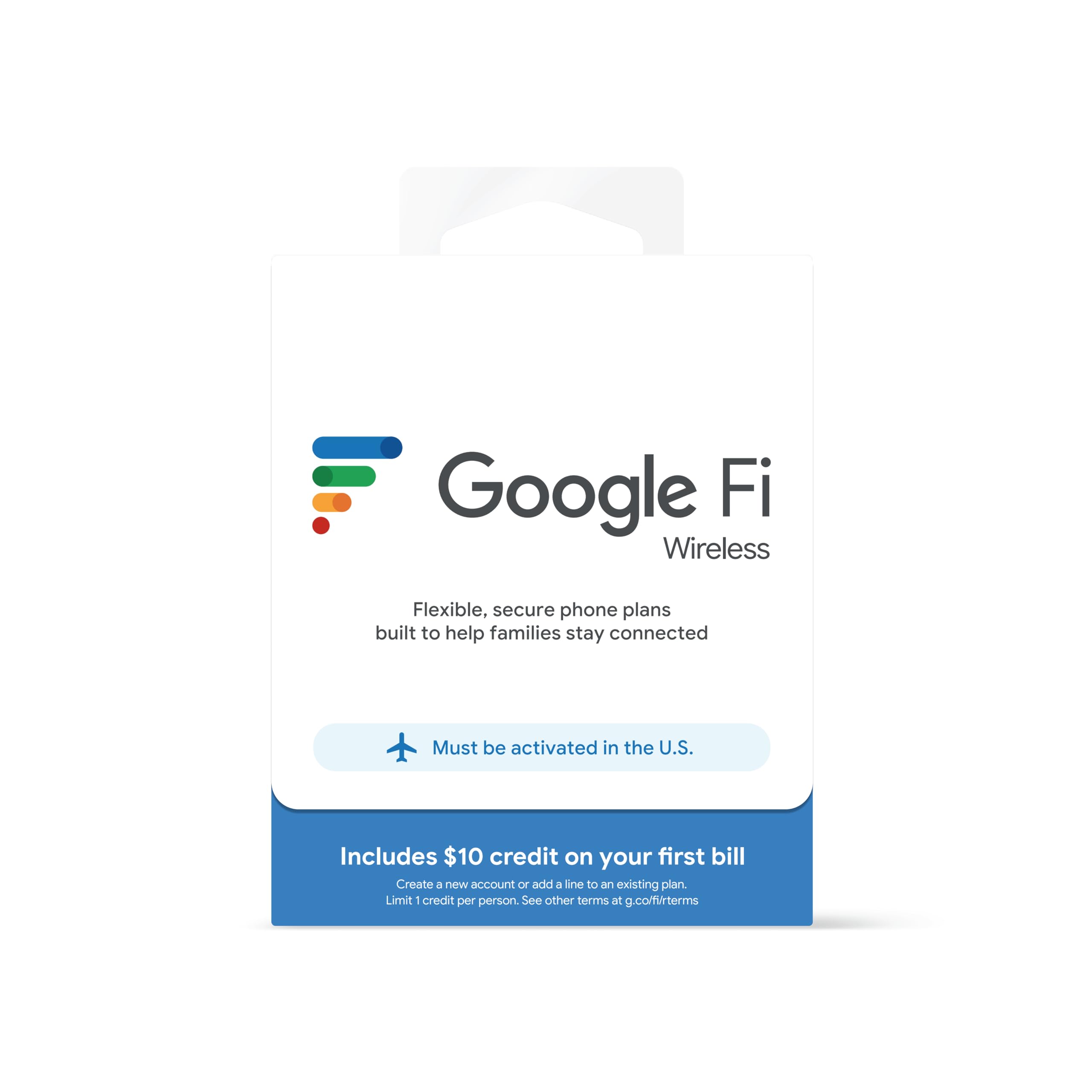Image 0 of Google Fi Wireless SIM Kit Talk/Text/Data