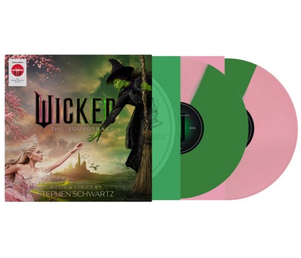 Image 0 of Wicked The Soundtrack Vinyl: Pink & Green Split Color Exclusive