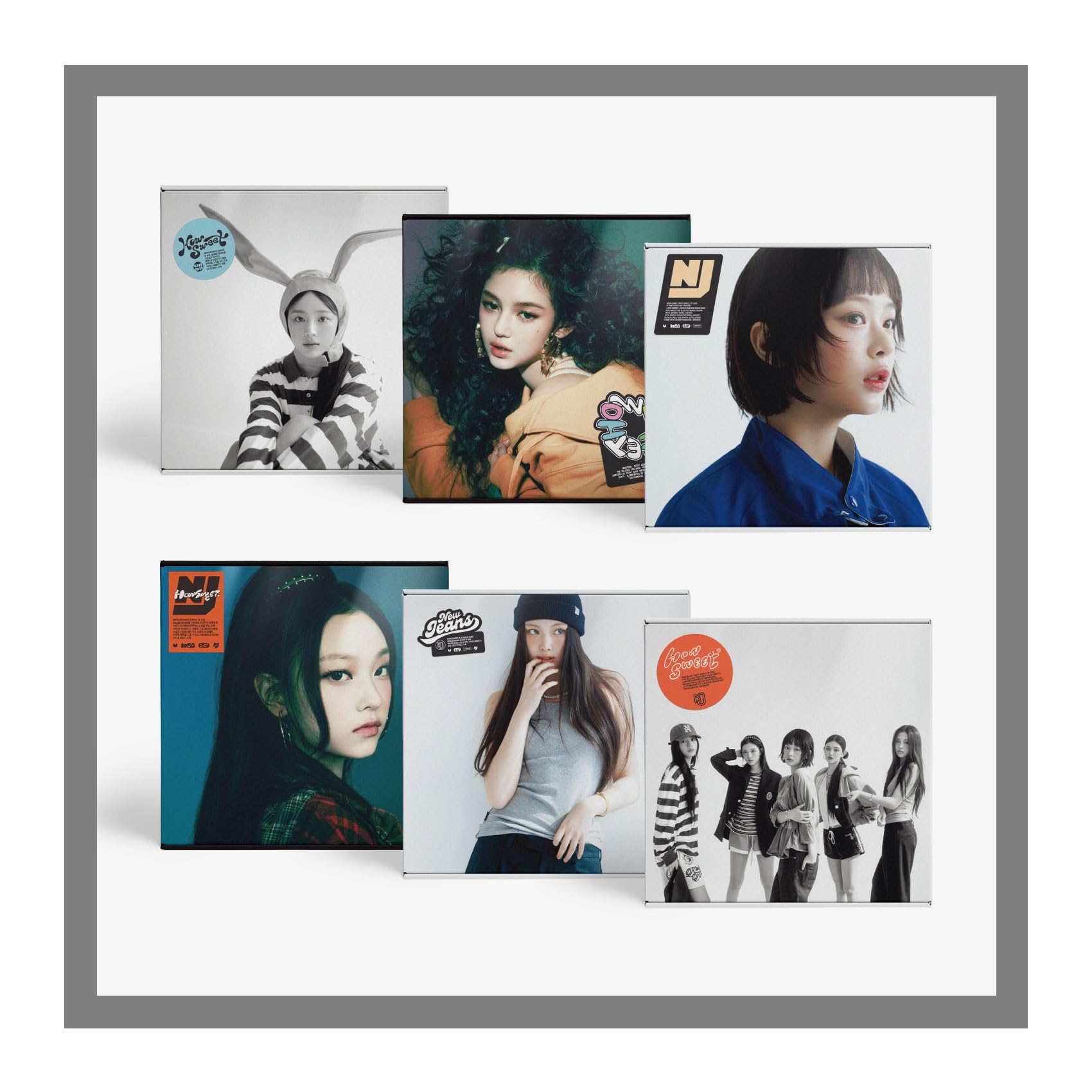 Image 0 of NewJeans How Sweet Double Single Album with Tracking Sealed NJS New Jeans (Stand