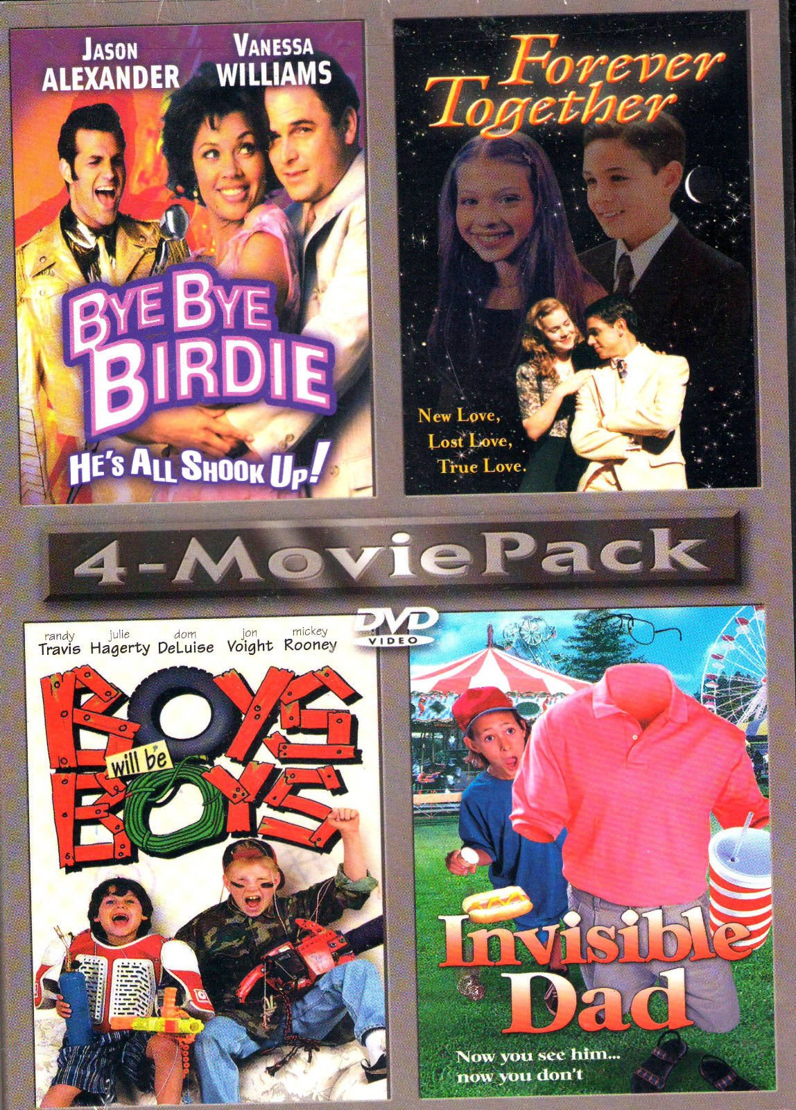 4-Movie Pack (Bye-Bye Birdie, Forever Together, Boys Will Be Boys & Invisible Da